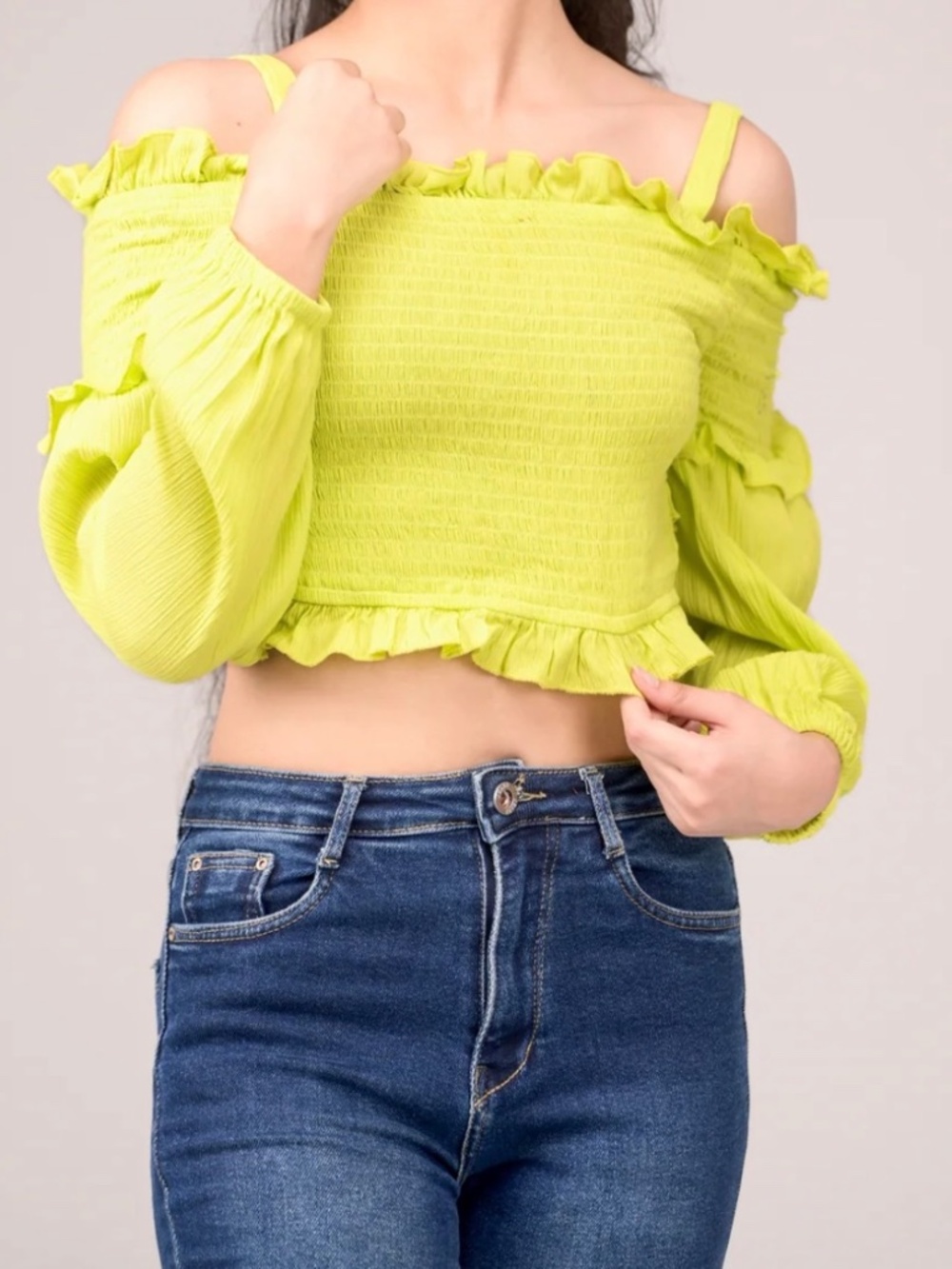 NWT Zara Off the Shoulder Crop
